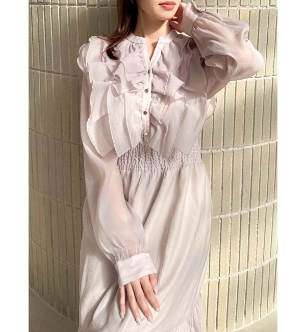 dazzlin「エアリーシャツワンピース」|ワンピース|