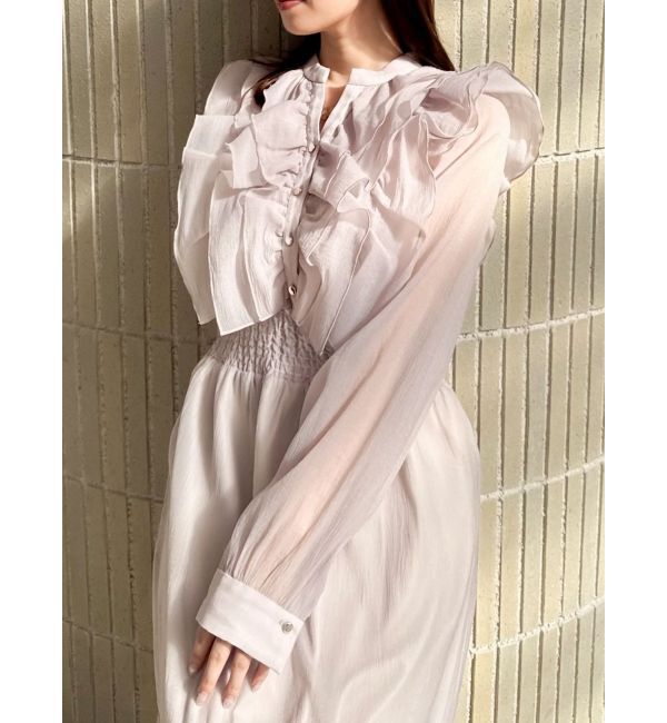 dazzlin「エアリーシャツワンピース」|ワンピース|