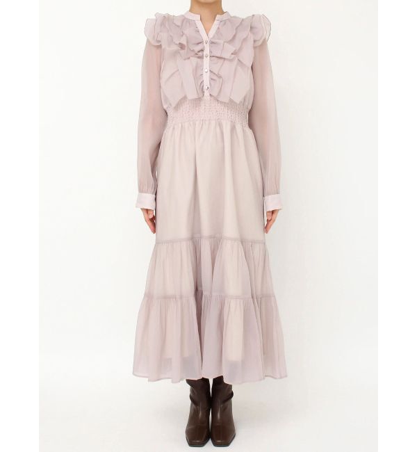 dazzlin「エアリーシャツワンピース」|ワンピース|