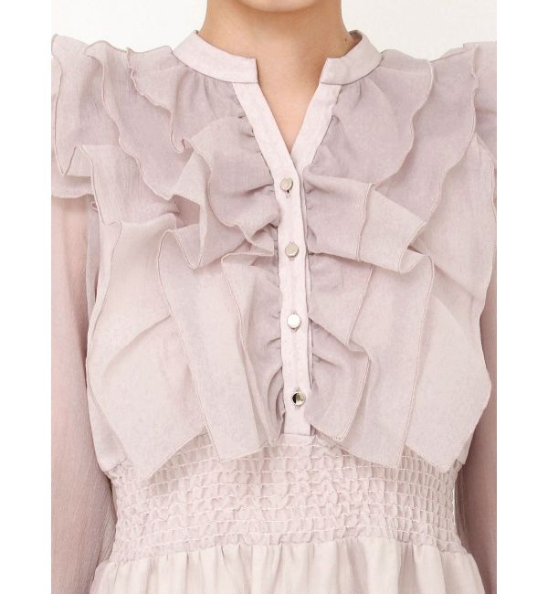 dazzlin「エアリーシャツワンピース」|ワンピース|