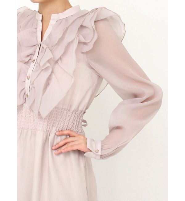 dazzlin「エアリーシャツワンピース」|ワンピース|