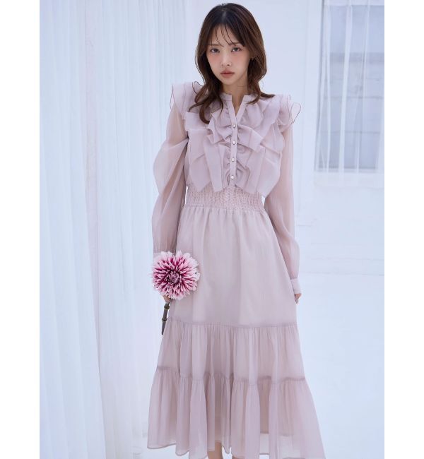 dazzlin「エアリーシャツワンピース」|ワンピース|