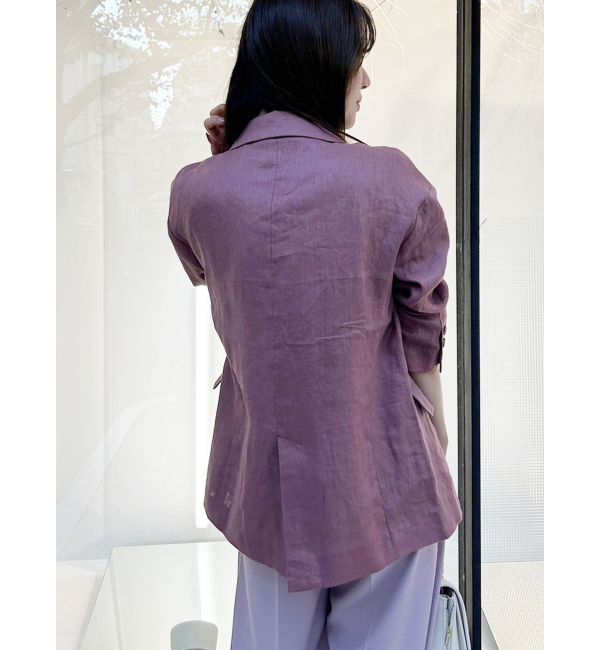MERCURYDUO「リネンジャケット」|テーラードジャケット|