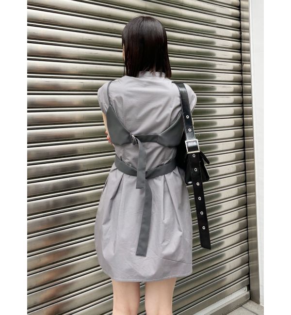 MURUA「ビスチェセットシャツワンピース」|ワンピース|