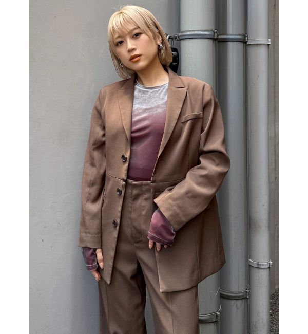 MURUA「シャンブレーベロアトップス」|Tシャツ・カットソー|