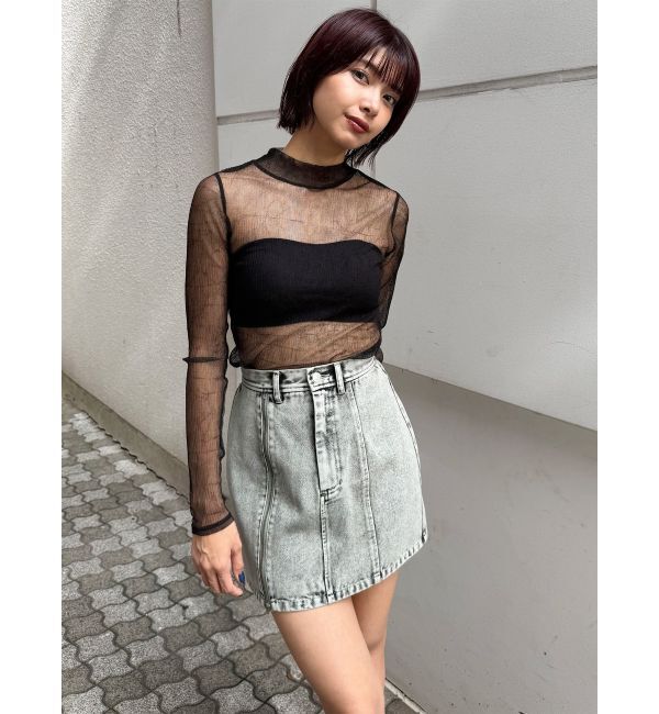 MURUA「サイドオープンデニムスカート【セット販売対象】」|スカート|