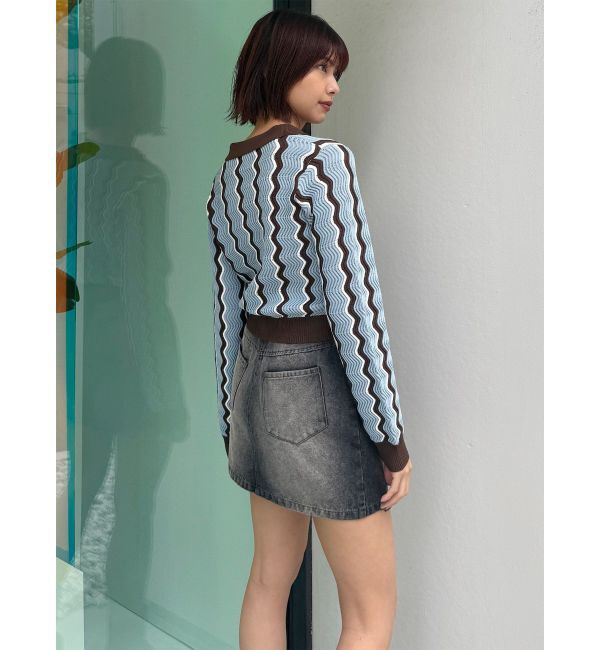 MURUA「サイドオープンデニムスカート【セット販売対象】」|スカート|