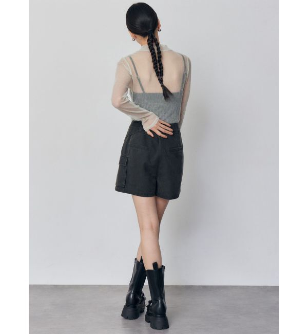 MURUA「プリーツシアーハイネックトップス」|Tシャツ・カットソー|