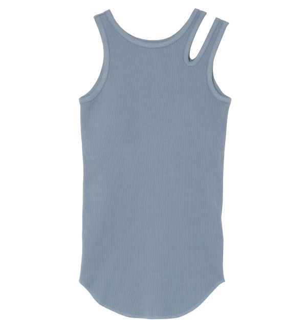 Ungrid「パット付きアシメデザインテレコタンクトップ」|タンクトップ|