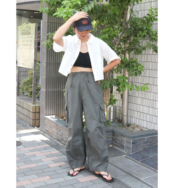 Ungrid「シアービックハーフスリーブシャツ」|シャツ・ブラウス|