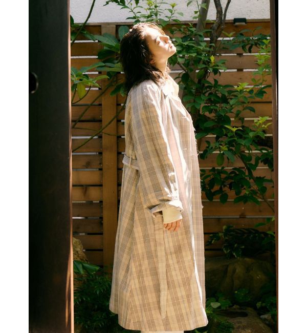 Ungrid「カットオフステンカラーコート」|ステンカラーコート|