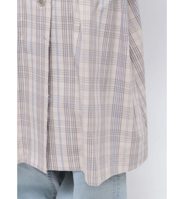 Ungrid「カットオフステンカラーコート」|ステンカラーコート|