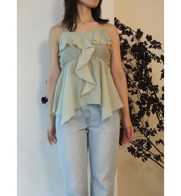 LAGUNAMOON「ラッフルフリルキャミブラウス」|シャツ・ブラウス|