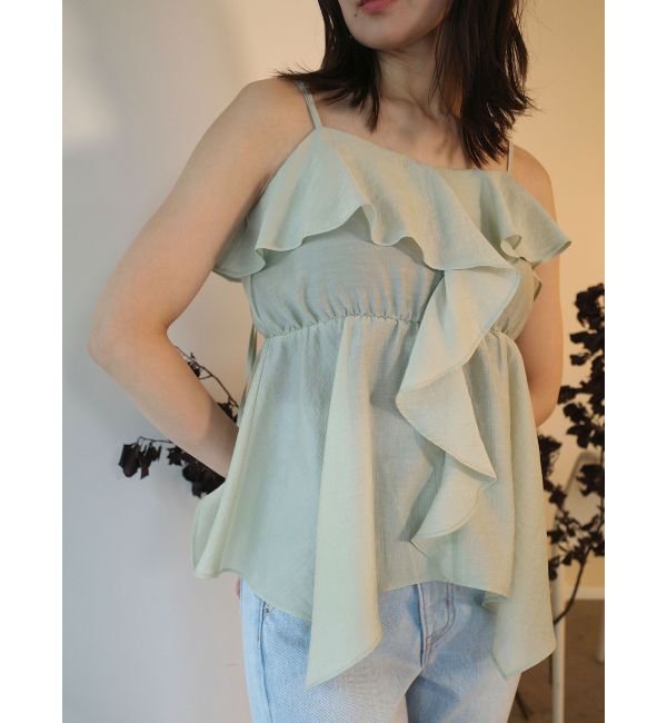 LAGUNAMOON「ラッフルフリルキャミブラウス」|シャツ・ブラウス|