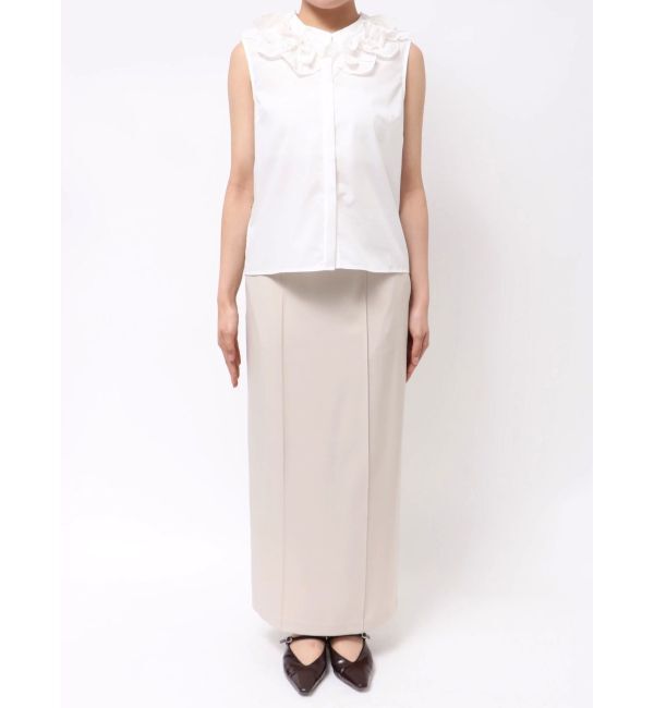 LAGUNAMOON「ネックモチーフノースリーブブラウス」|シャツ・ブラウス|