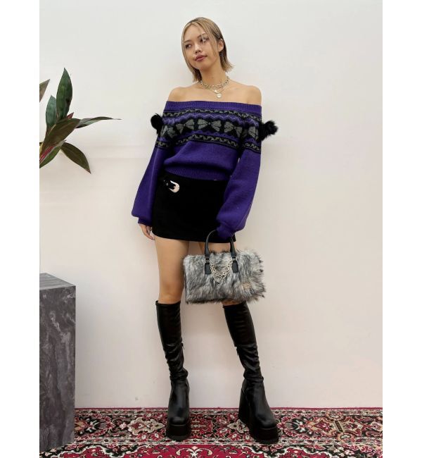 EVRIS「【秒盛れブーツ】ロングチャンキーヒールブーツ」|ロングブーツ|