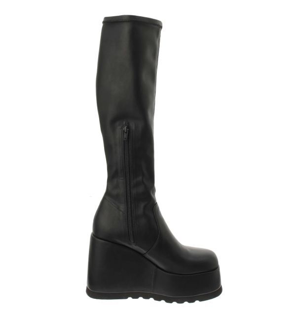 EVRIS「【秒盛れブーツ】ロングチャンキーヒールブーツ」|ロングブーツ|