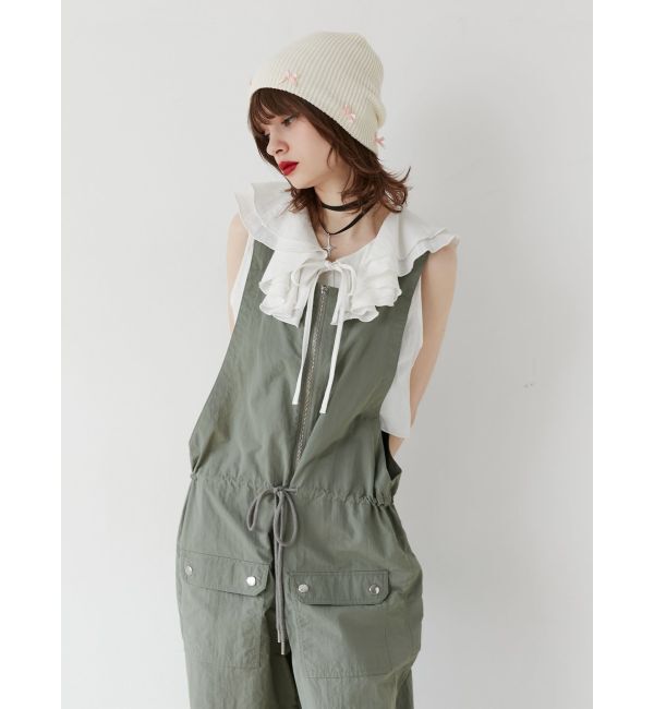 jouetie「フロントZIPジャンプスーツ」|オールインワン|