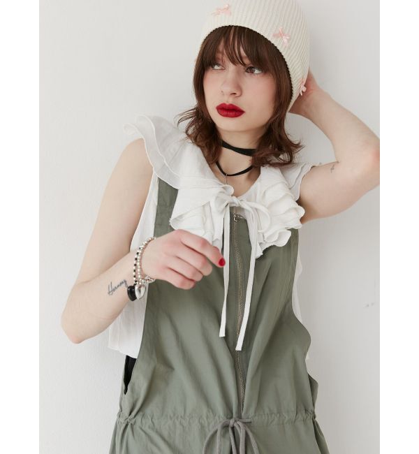 jouetie「フロントZIPジャンプスーツ」|オールインワン|