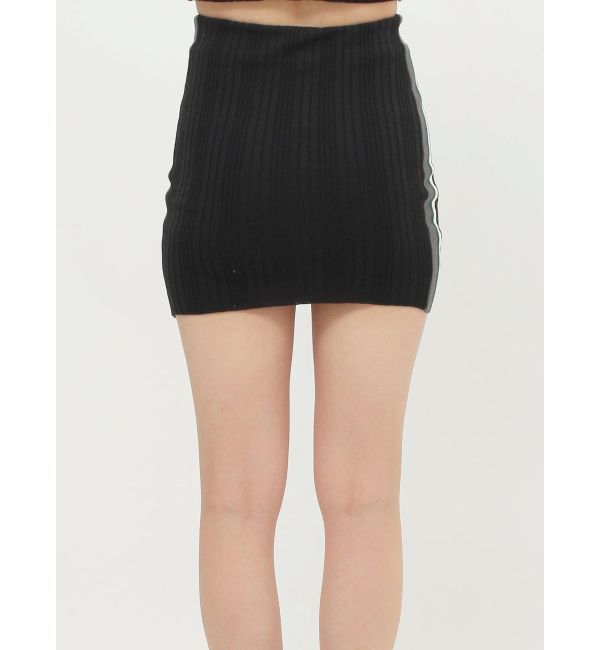 GYDA「サイドラインニットスカートライクショートパンツ【SETUP着用可】」|スカート|