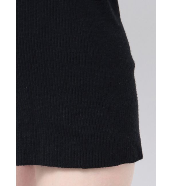 GYDA「アームギャザーレイヤードニットロンパース」|オールインワン|