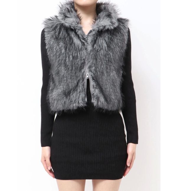 GYDA「エコファーW ZIPベスト」|ベスト・ジレ|