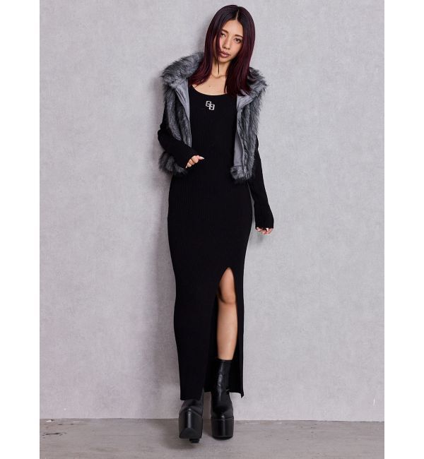 GYDA「エコファーW ZIPベスト」|ベスト・ジレ|