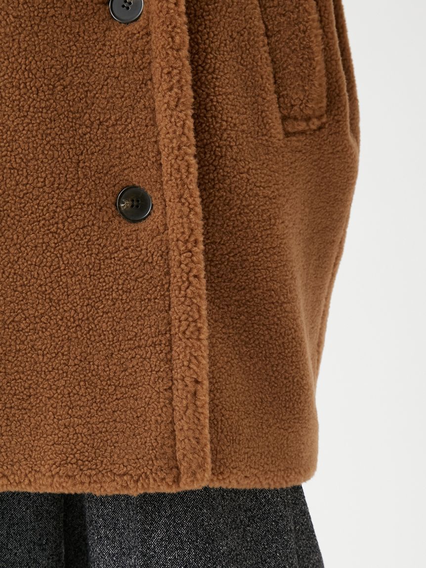 Mila Owen「オーバーサイズボアコート」|ステンカラーコート|