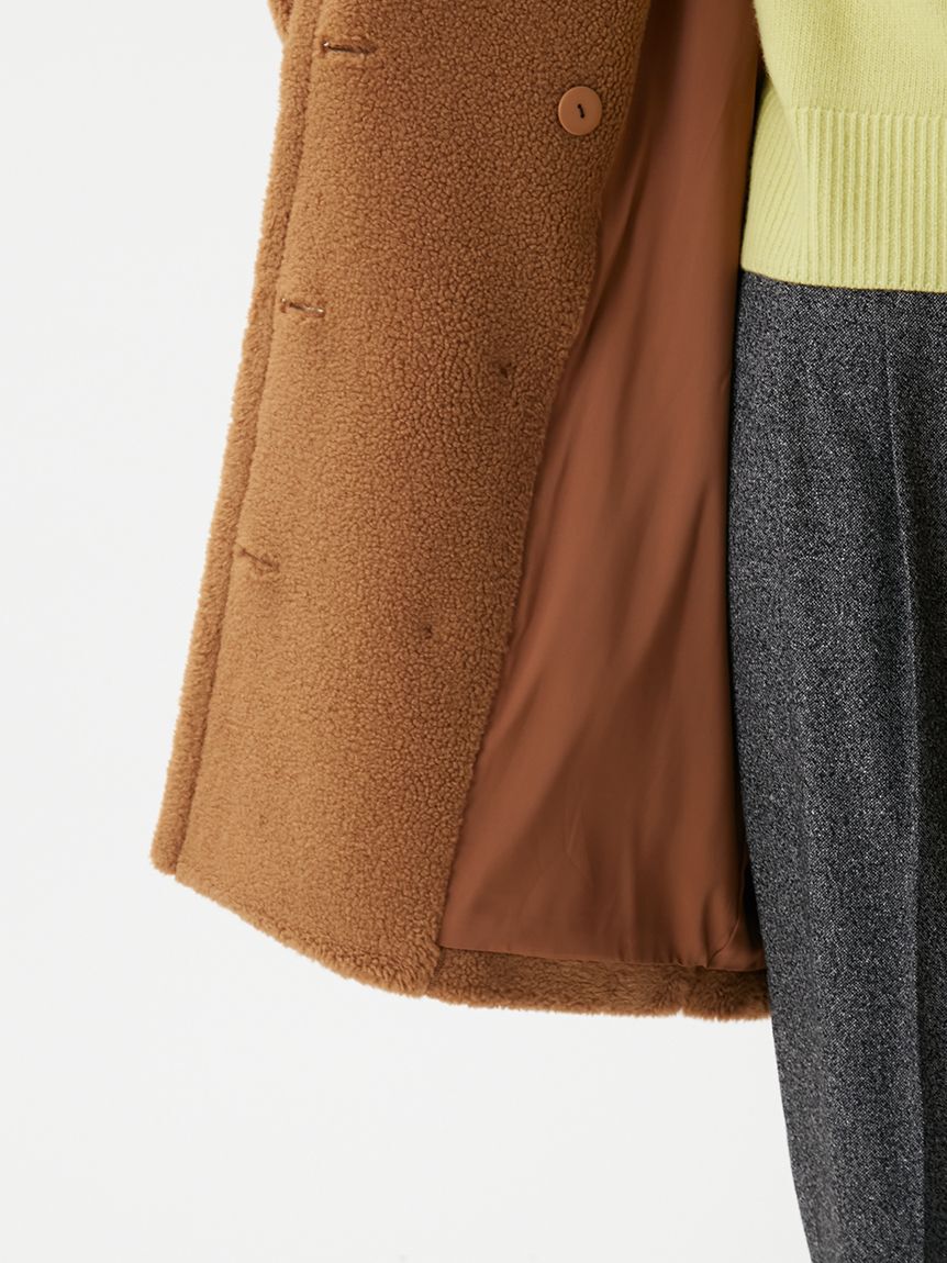 Mila Owen「オーバーサイズボアコート」|ステンカラーコート|