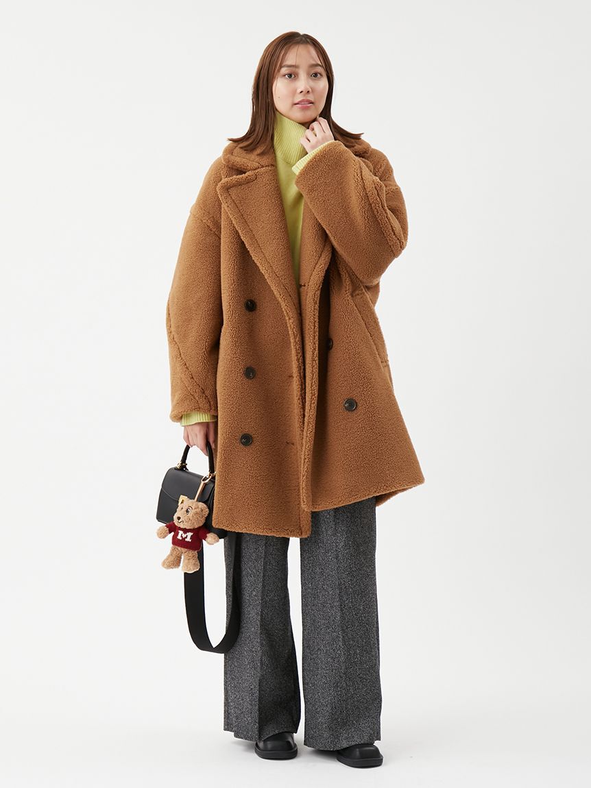 Mila Owen「オーバーサイズボアコート」|ステンカラーコート|