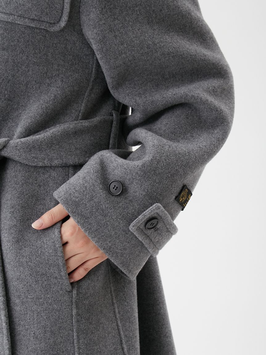 Mila Owen「ロングリバーコート」|ステンカラーコート|