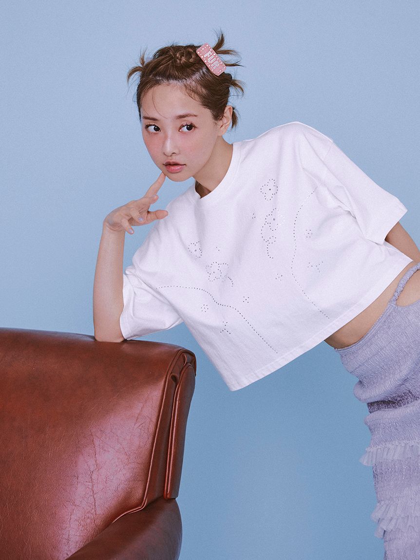 FURFUR「ビジューデザインＴシャツ」|Tシャツ・カットソー|