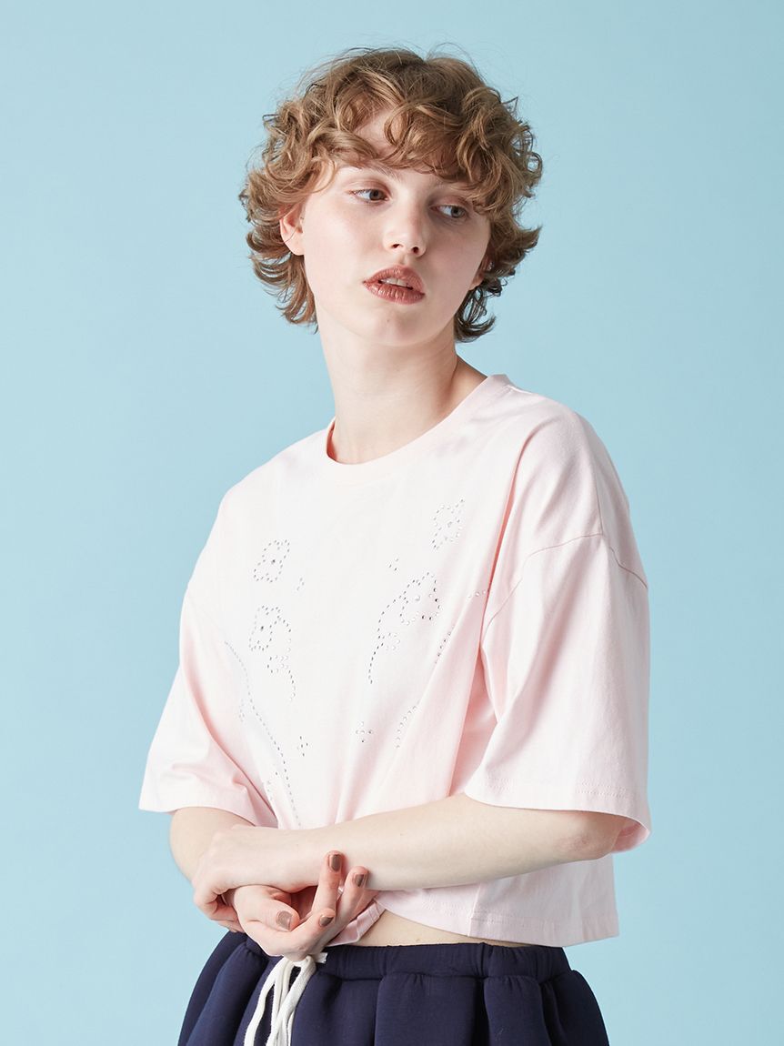 FURFUR「ビジューデザインＴシャツ」|Tシャツ・カットソー|