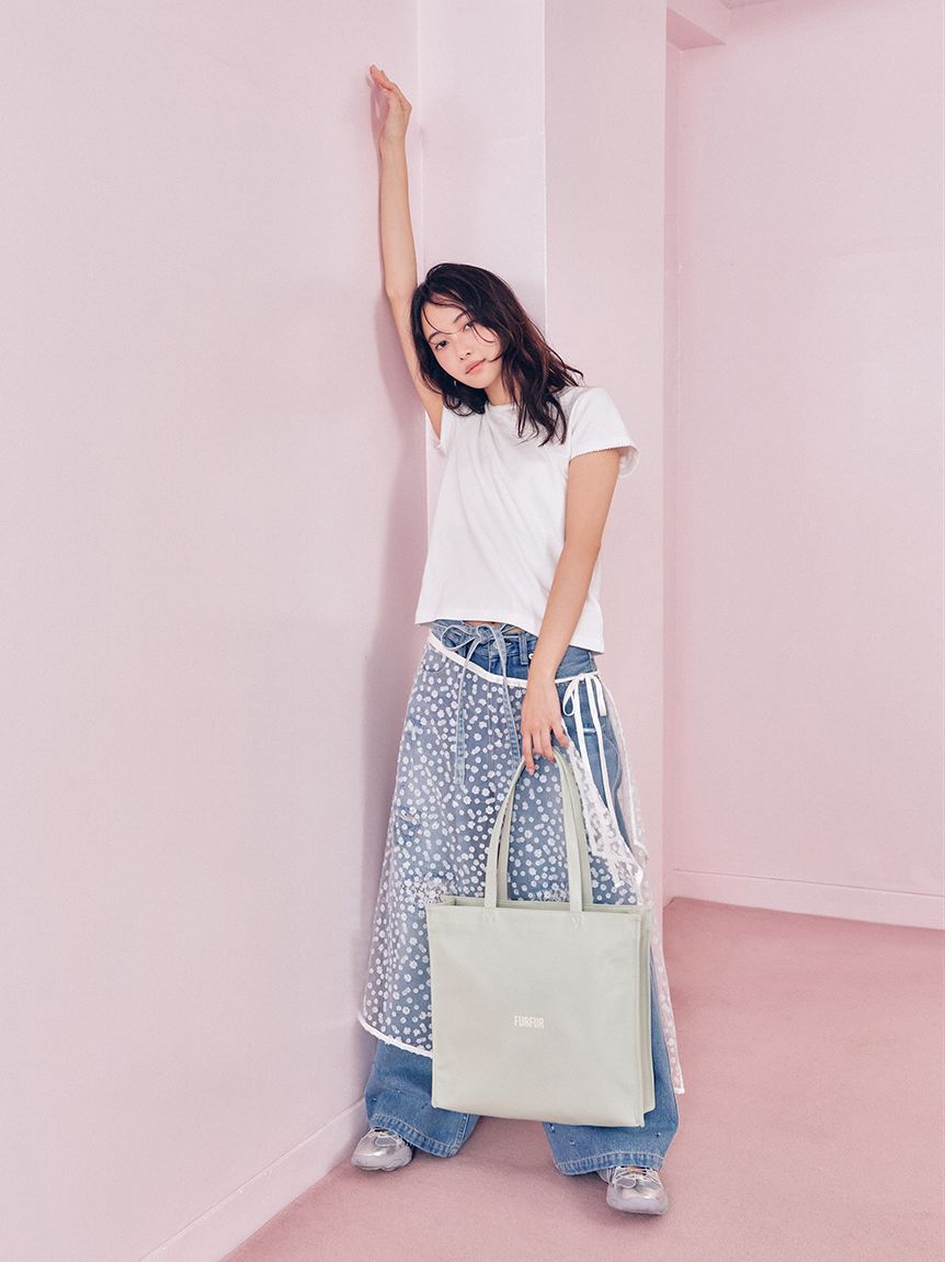 FURFUR「レースクラッシュデニムパンツ」|デニム|