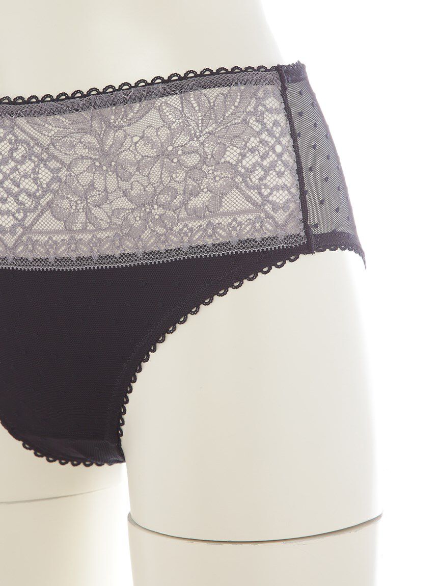 LILY BROWN Lingerie「【LILY BROWN Lingerie】バイカラーレース ショーツ」|インナー|