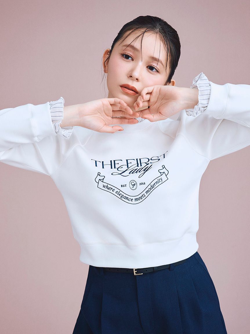 CELFORD「【洗える】デタッチャブルスウェットトップス」|スウェット・ジャージ|