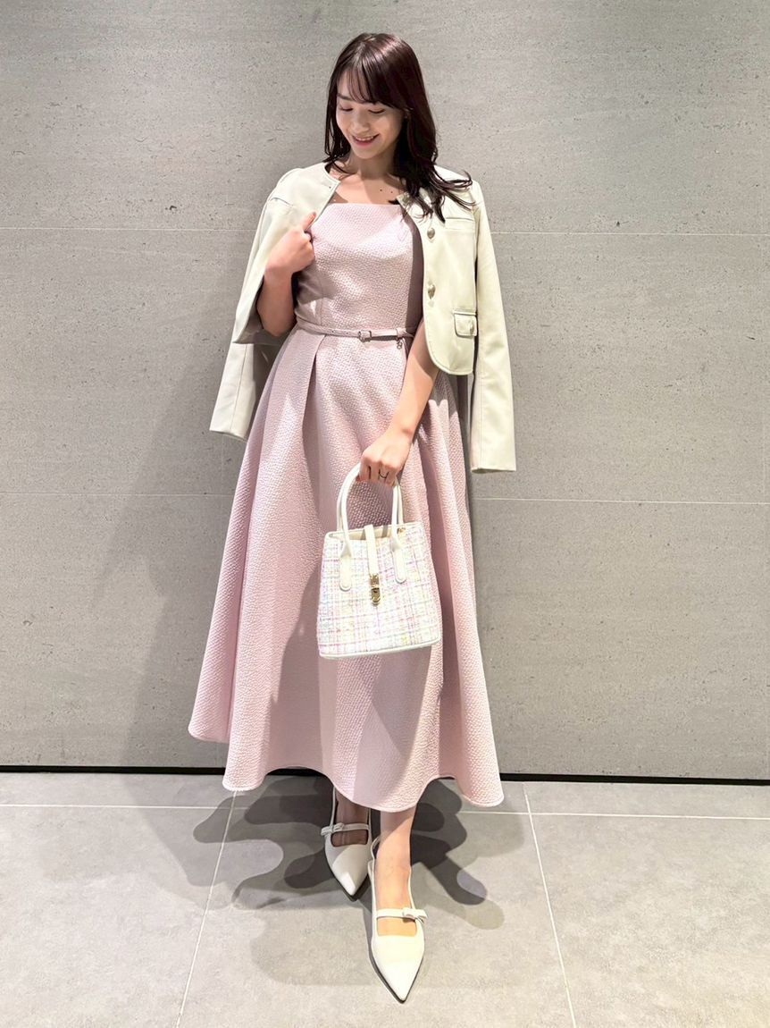 CELFORD「レザーライクショートジャケット」|テーラードジャケット|