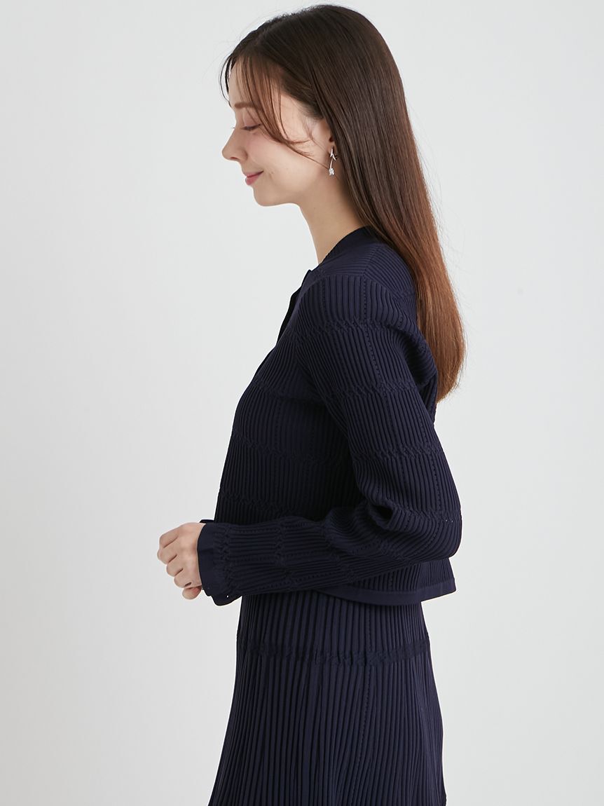 CELFORD「【洗える】ディフォーメーションニットカーディガン」|カーディガン|