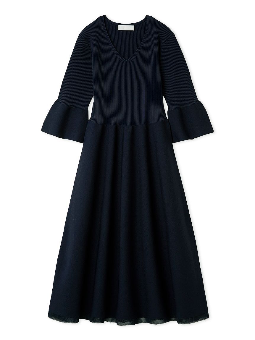 CELFORD「【洗える】ベルスリーブホールガーメントワンピース」|ワンピース|