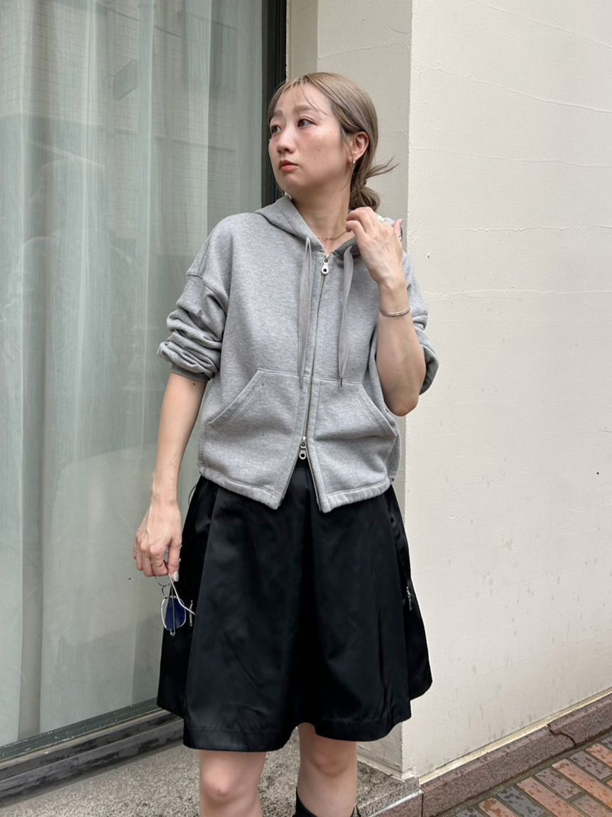 styling/「ドローコードショートフーディ」|Tシャツ・カットソー|