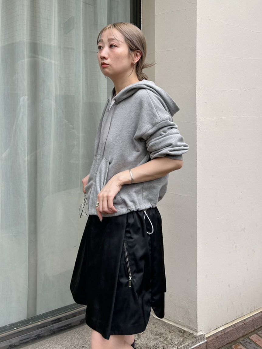 styling/「ドローコードショートフーディ」|Tシャツ・カットソー|