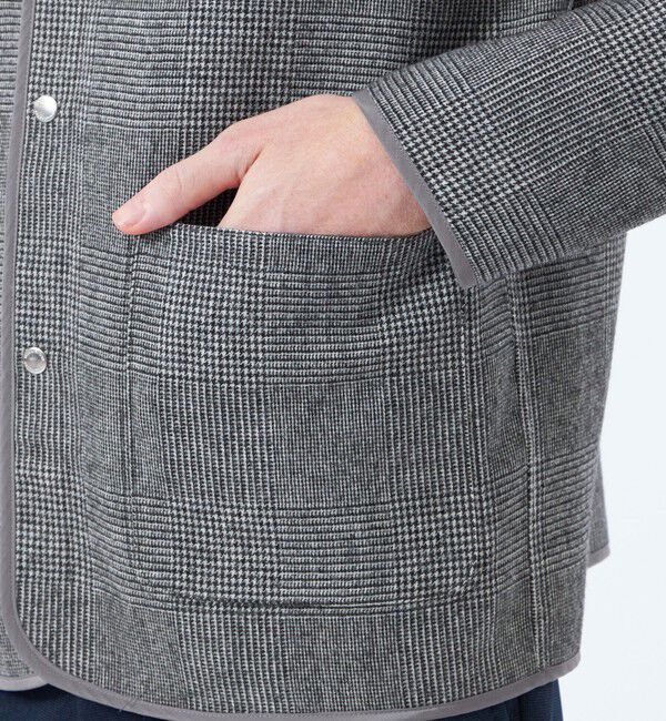 MACKINTOSH PHILOSOPHY「ノーカラージャケット 高密度リバークロス」|ブルゾン・スタジャン|