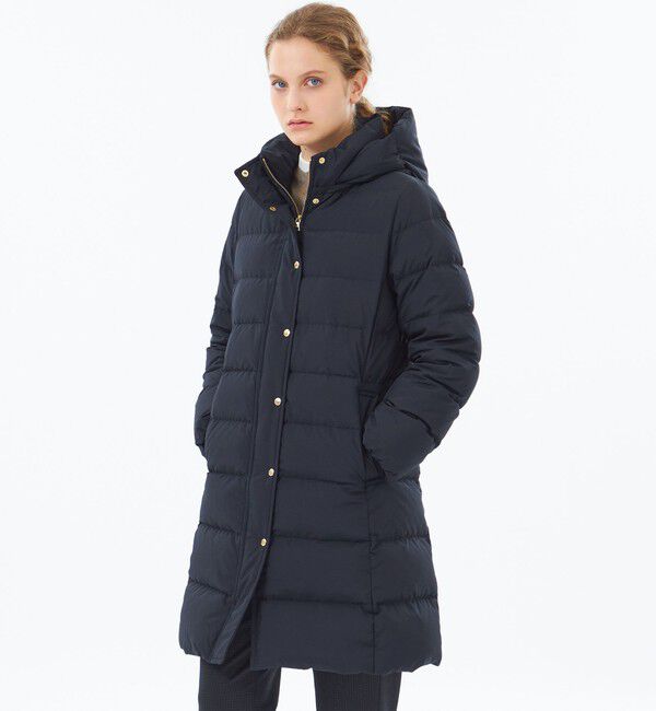 極美品✨️24AW　マッキントッシュ　WEB&一部店舗限定　ロングダウンコート　紺 WEB&一部店舗限定】フーデッドロングダウン（MACKINTOSH PHILOSOPHY