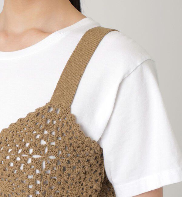  「グラニークロシェキャミトップス」|キャミソール|