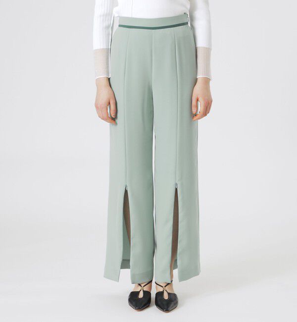  「【ドラマ着用商品】スリットスリムパンツ」|スラックス|