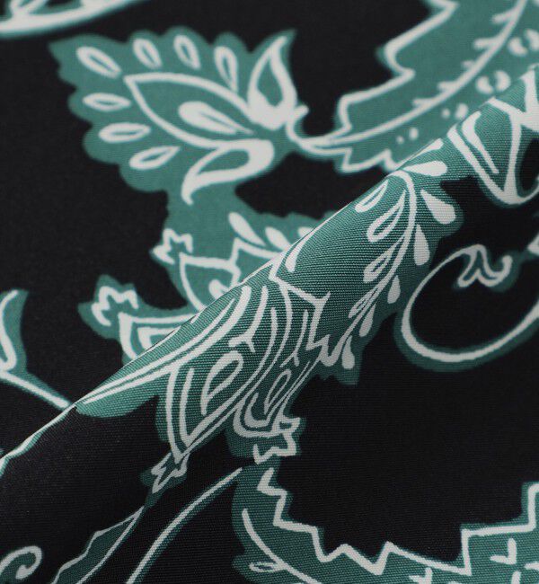  「ドローイングフラワープリントハーフスリーブシャツ」|シャツ・ブラウス|