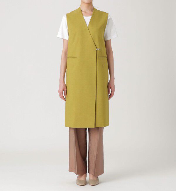  「ピスタチオスリットテールロングジレ」|ブルゾン・スタジャン|