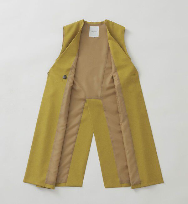  「ピスタチオスリットテールロングジレ」|ブルゾン・スタジャン|