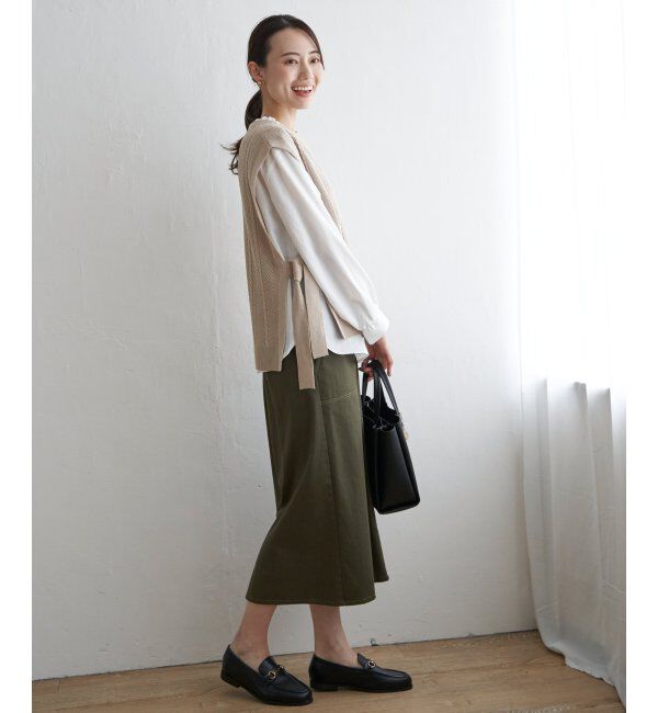 ikka「襟フリル2WAYブラウス」|シャツ・ブラウス|