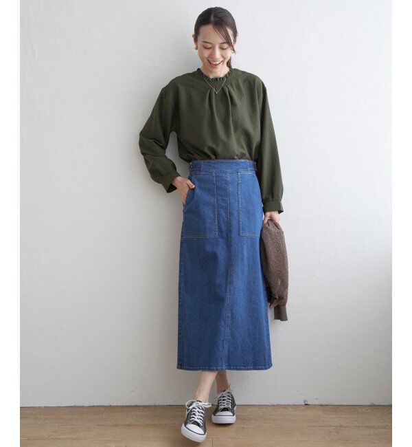 ikka「襟フリル2WAYブラウス」|シャツ・ブラウス|